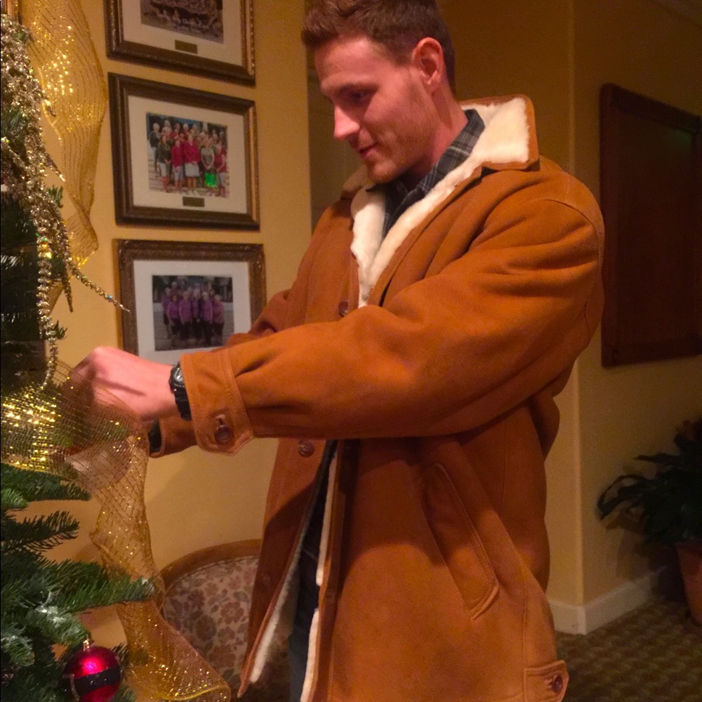 Shearling Men's Coat